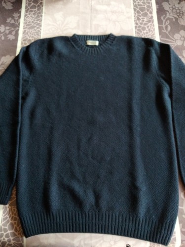 Pull damart bleu marine laine - marine,