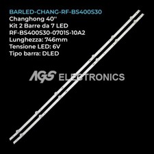 KIT 2 BARRES TV LED BANDES