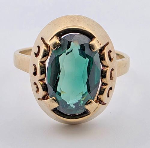 Bague jaune 8 - bague, or