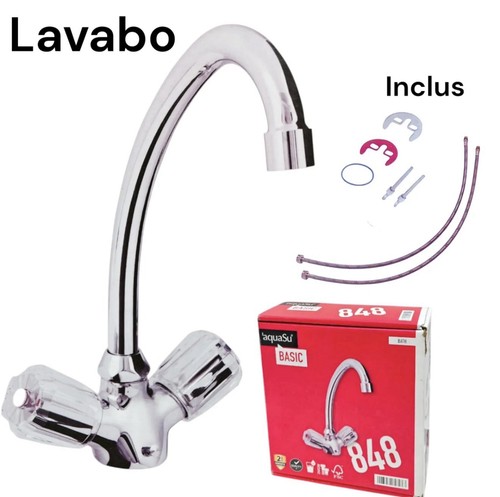 Robinet lavabo double - robinet, de