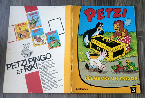 Petzi 3 découvre - bd,