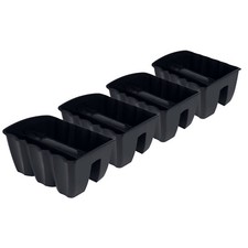 4 x jardinière 40 cm pot