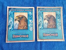 2 Albums Francorusse Album n°2 Histoire Naturelle Oiseaux et Papillons