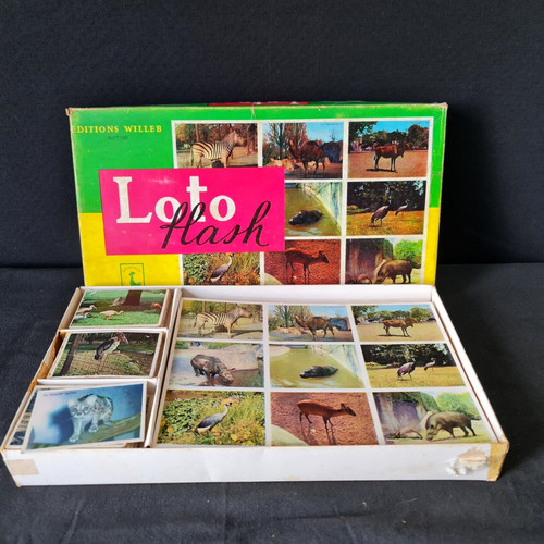 Jeu société ancien loto - jeu,