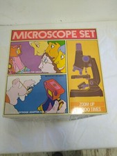 Microscope Set Vintage / Microscope Perfex 40x-1200x
