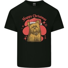 T-Shirt Enfant Yorkshire Terrier De Noël Xmas Yorkie
