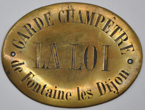 Plaque métier fontaine - plaque,