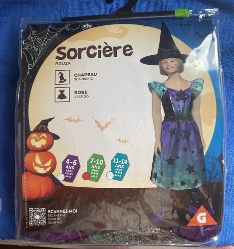 Costume sorcière pièces - costume,