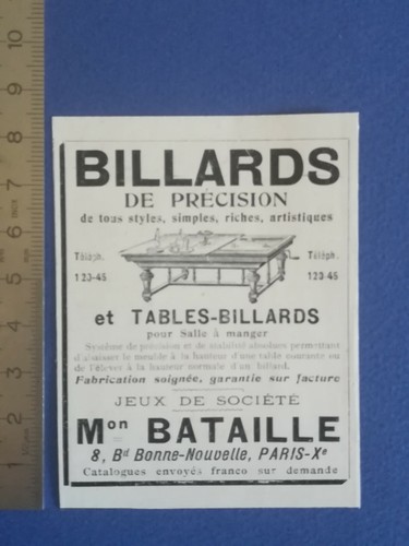 Old advert clipping pub 1904 - pub,