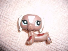 littlest pet shop Dachshund teckel V1 #1631 queue coupée !!!!! lps