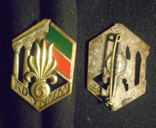 INSIGNE MILITAIRE – 6° RÉGIMENT ÉTRANGER DU GÉNIE - DRAGO ROMAINVILLE