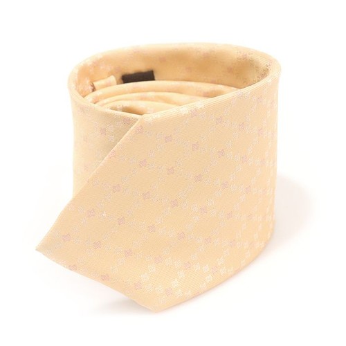 Celine cravate soie beige - en,