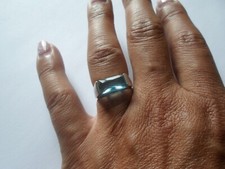 bague en argent massif