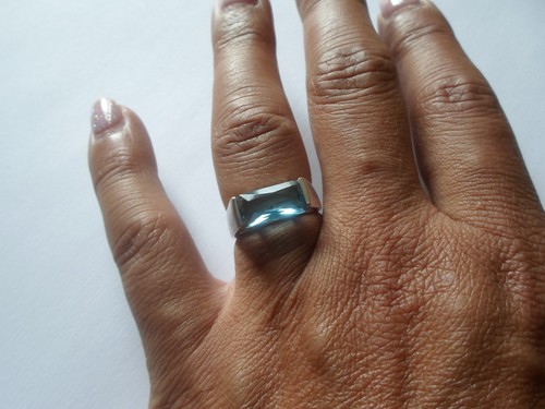 Bague argent massif - bague, en