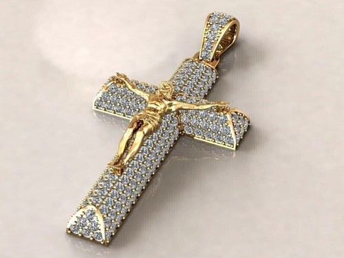 Pendentif croix ronde - croix,