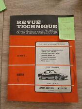 Revue technique MATRA M 530
