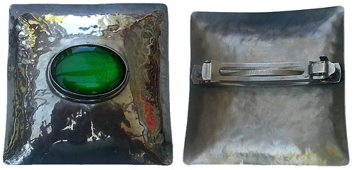 Vtg large barrette cheveux - a,