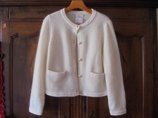 Gilet manche longue laine et
