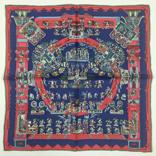 Rare vintage foulard soie - en,