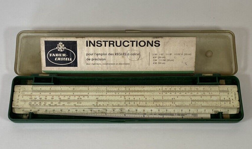 Ancienne règle calcul - règle,