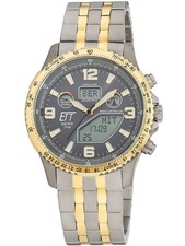 ETT Eco Tech Time EGT-11722-52M Montre Homme Radio-pilotée Solaire Drive Prof...