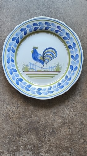 Assiette faïence henriot - faïence, hb