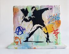 SPACO signed WALL STREET miss & banksy  SCULPTURE graffiti pop ART london tic