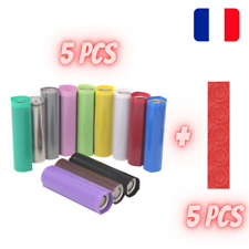 Lot x5 Gaine Thermorétractable Accu 18650 Wrap x5 Isolateur Autocollant Batterie