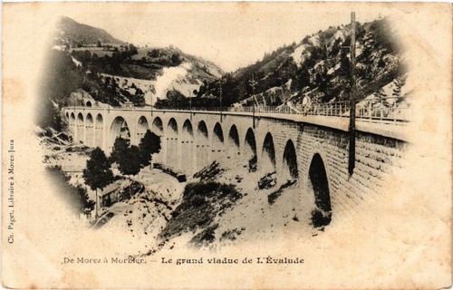 Cpa morez morbier le - de,