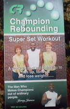 Champion Rebounding Workout Video Super Set New VHS Mini Trampoline Fitness