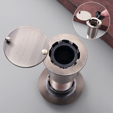 Porte coupe-feu avec matériau alliage de zinc lentille grand angle et couvercle