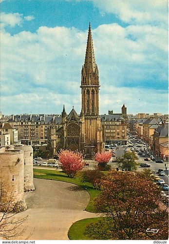 Carte postale caen - carte,