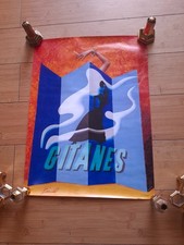 AFFICHE PUBLICITAIRE CIGARETTES GITANES