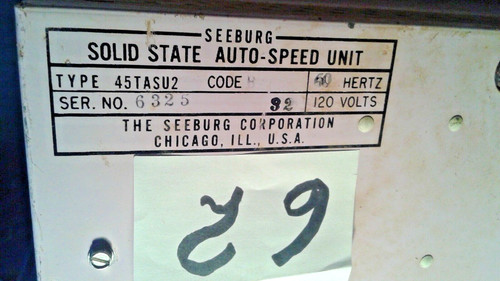 Seeburg jukebox solid - jukebox, state