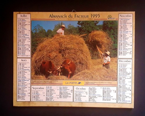 Almanach calendrier facteur - almanach,
