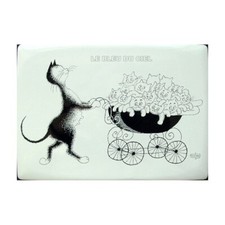 Plaque métal publicitaire