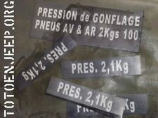 POCHOIR STENCIL MARQUAGE SET