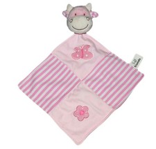 Doudou plat vache rose