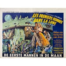 FIRST MEN IN THE MOON Movie Poster  - 14x21 in. - 1964 - Ray Harryhausen, Edward