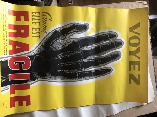 Affiche ancienne mains - affiche,