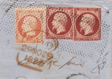 ? ✉️   RARE LETTRE pour LONDRES / Oblit roulette points / RRRR  /  XB023 ?