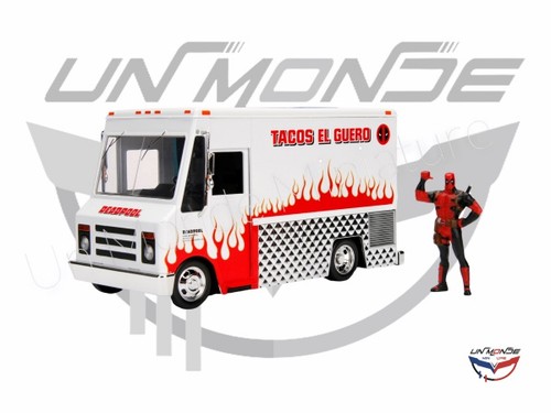 Marvel food truck with - food,
