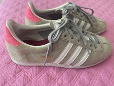Baskets Basses Femme Gazelle Adidas Gris 38 2/3 Occasion