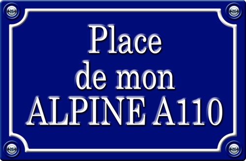 Place mon alpine a110 - de,