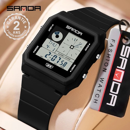 Montre homme quartz led - montre,