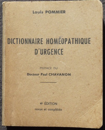 Dictionnaire homéopathique