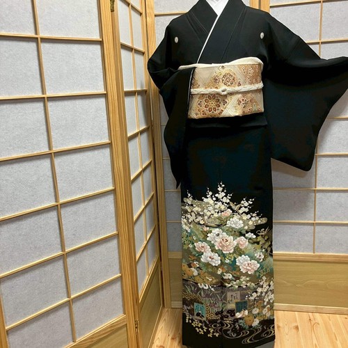 7078 kimono japonais tomesode - 7078#,