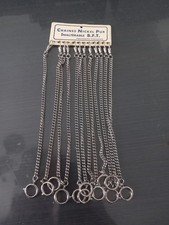 chaîne de montre à gousset en Nickel  Lot De 12