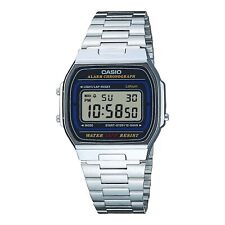Montre Unisex Homme Femme CASIO A164WA-1VES Acier Chrono Alarm Vintage