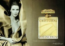 publicité Advertising 0621 1998  parfum  Cristobal Balenciaga  2pa flacon sculpt